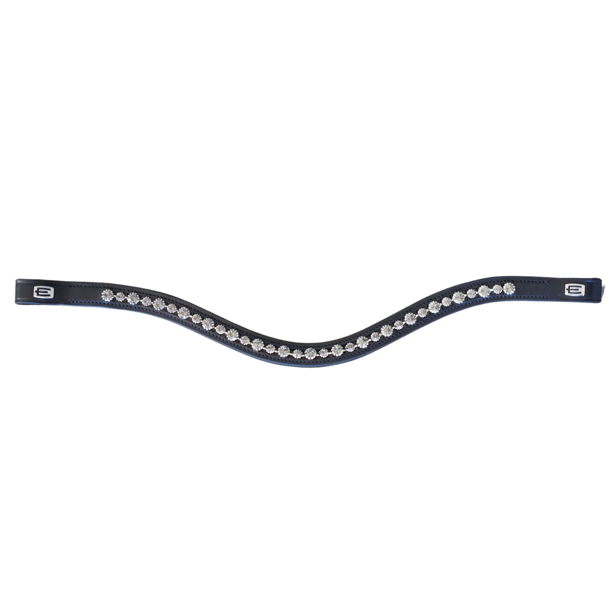 Browband Grey Crystal - Black