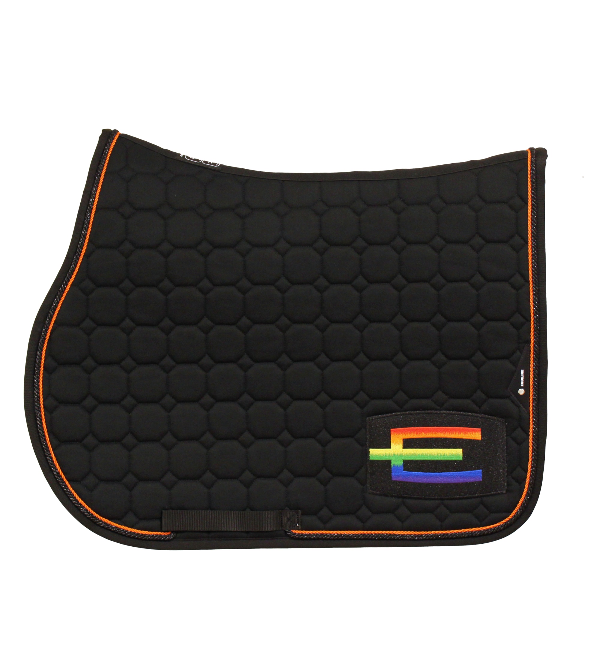 Hoppschabrak Rainbow E-logga - Svart/Orange