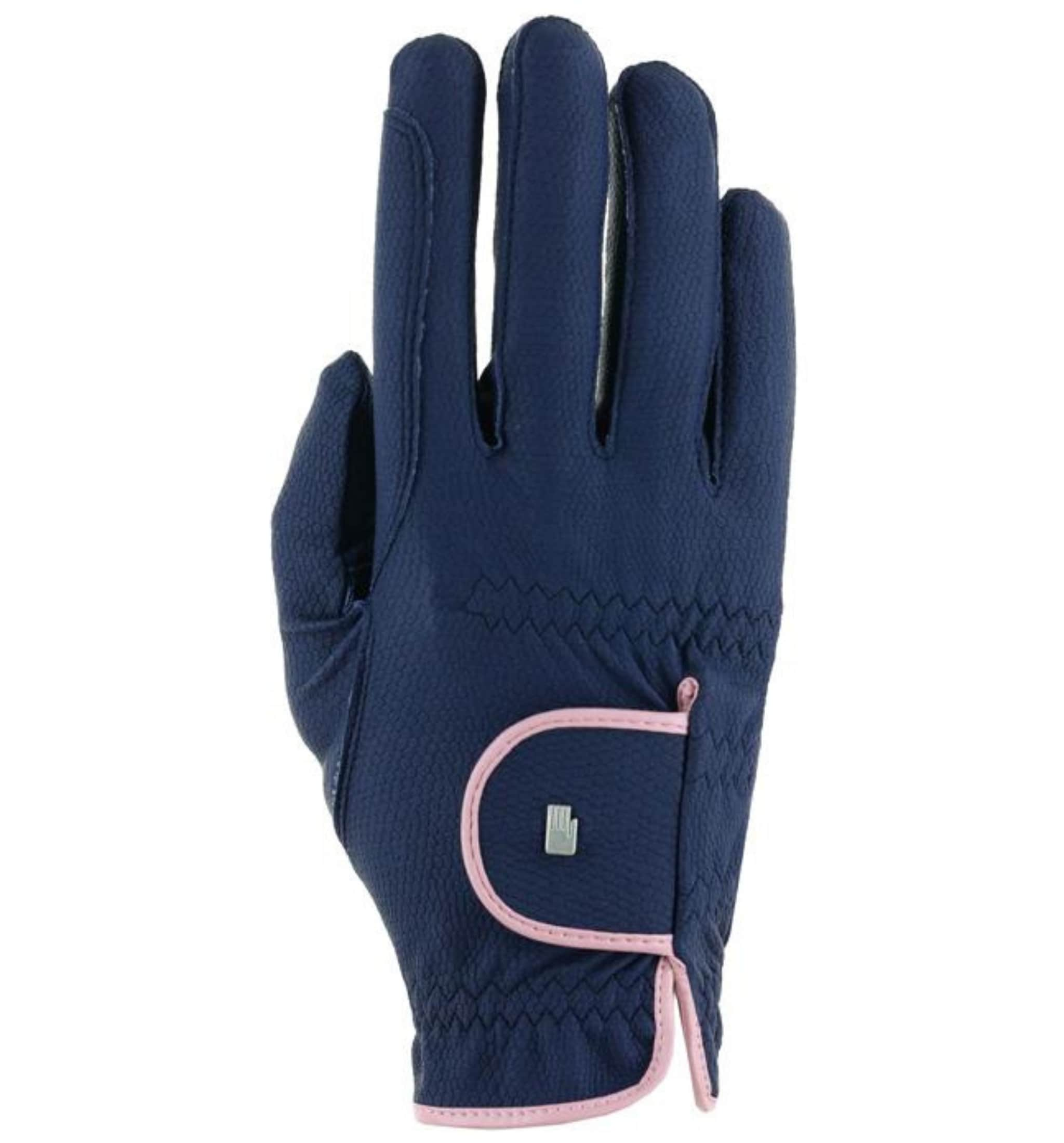 Ridhandske Lona - Navy/Vintage Pink