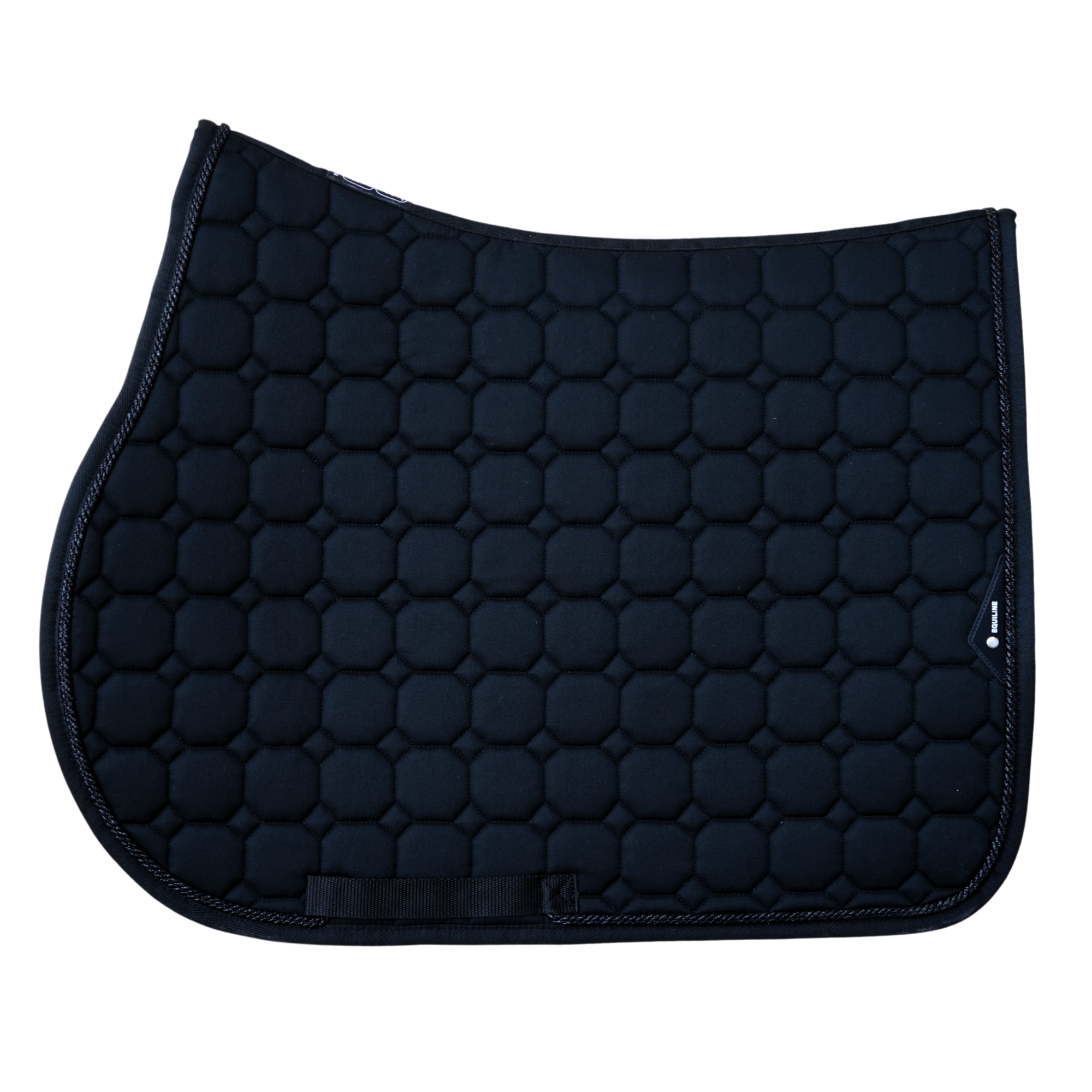 Octagon Jumping Saddle Pad - Black/Glitter