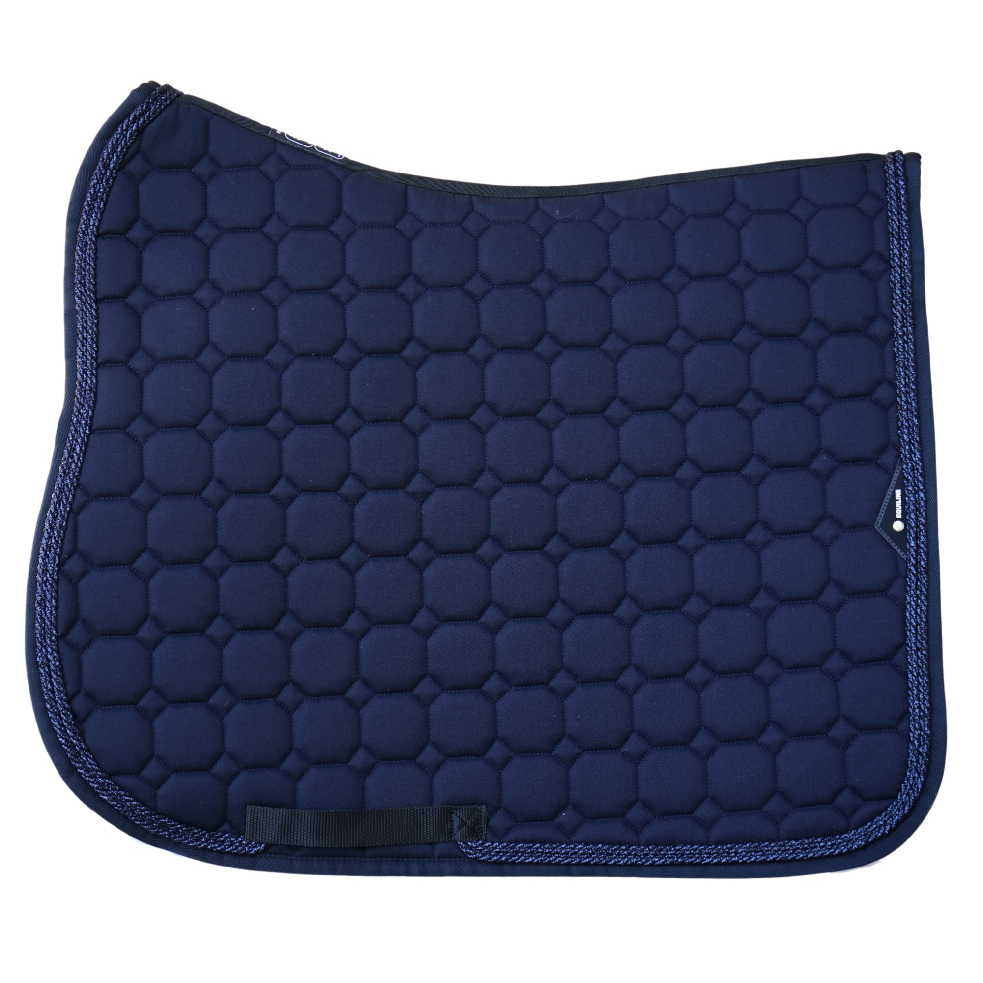 Octagon Dressage Saddle Pad - Navy/Glitter