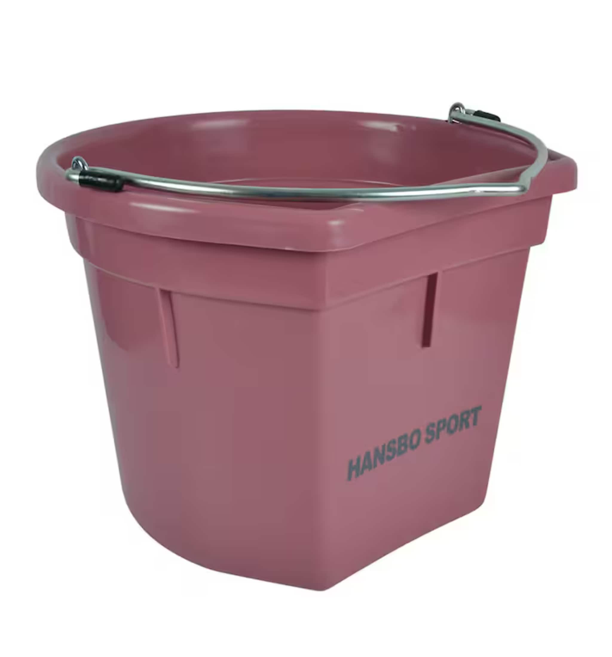 Flat Side Bucket, 20 litres - Pink
