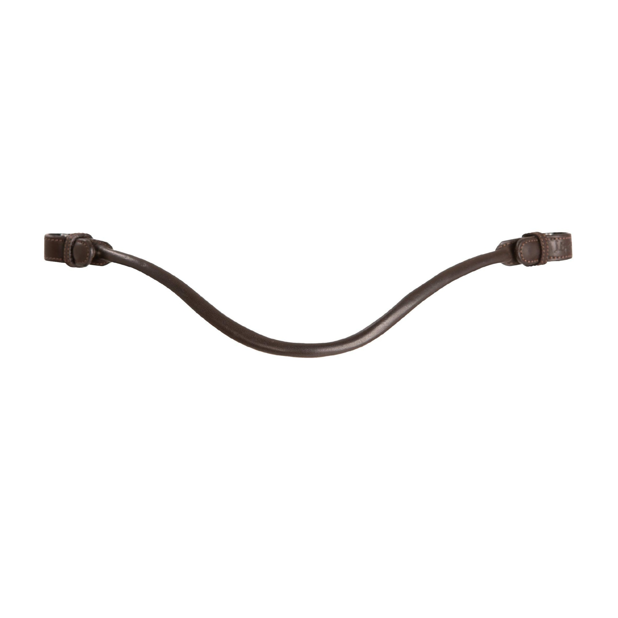 Caselle Rolled Browband - Chocolate