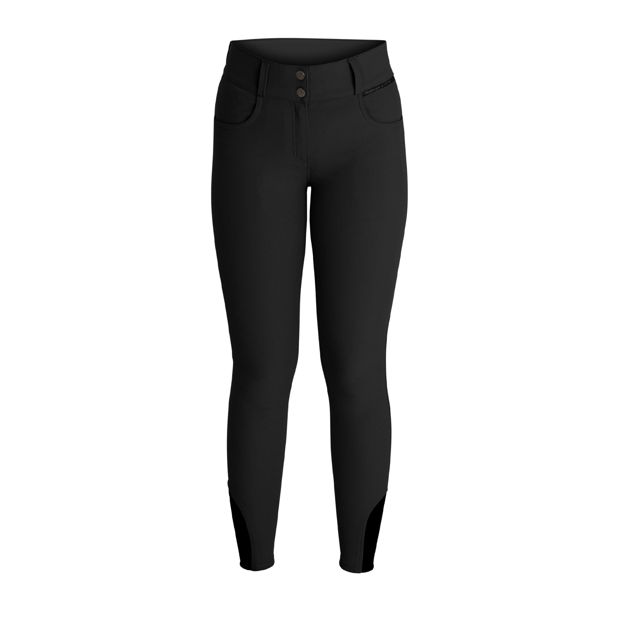 Samira Soft Tex Riding Breeches - Black