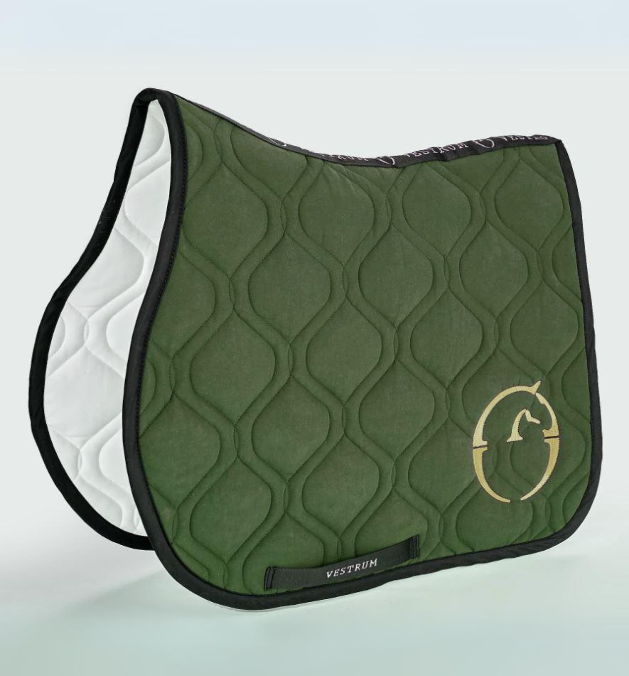 Dressage Saddle Pad Perugia - Olive/Beige